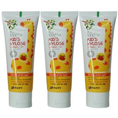 한일제약 자일로스 무불소 어린이치약 딸기향, 60g, 3개