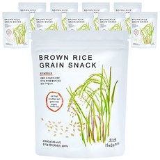 더봄 유기농 스낵, 현미맛, 10개