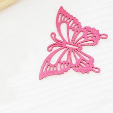 그녀가꿈꾸는창 팔랑팔랑 컵받침, 핑크, 1개