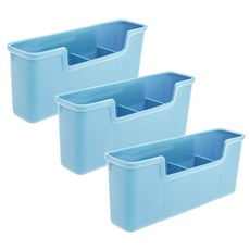 이코디 미니 냉장고 선반 거치형 3p, 블루, 1개