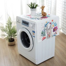 HANEE 圖案印花洗衣機防塵蓋布, 紫兔