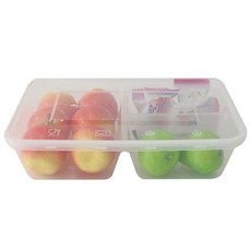 耐熱3格餐盒+蓋子, 10片, 1套