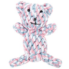 딩동펫 곰돌이실타래 강아지장난감, 혼합색상, 1개