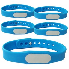 兒童夏季防水手環 藍色, 5件