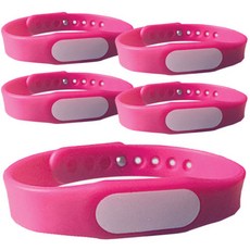 兒童夏季防水手環 粉色, 5件