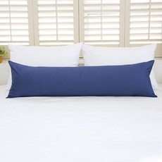 I'm Living 純棉素色多用途身體抱枕 + 枕芯, 海軍藍