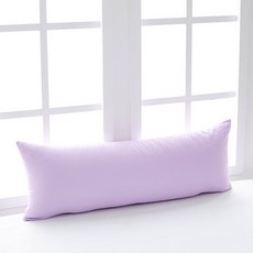 아임리빙 순면 솔리드 다용도 바디필로우 솜포함, 라벤더