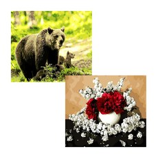 BANHAJIO Jigo Masterpiece Drawing DIY 2套組, 熊，花瓶 3