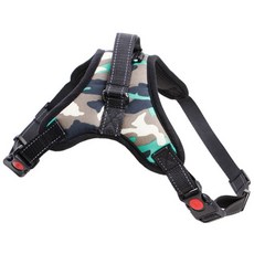 圖案強力寵物胸背帶組, 迷彩B, 1個