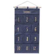 THE ZAKKA 壁掛式12格多功能收納袋, Q301ZHSW123