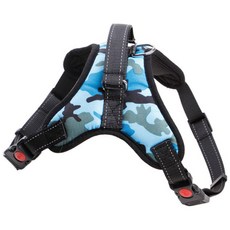 아울리빙 패턴 스트롱 애완동물 하네스 세트 XL, 카모D, 1개