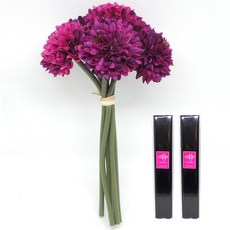 아제르퍼시픽 골드메리 번들 디퓨저 조화 퍼플 6p + 스틱 20p, 블랙, 1세트