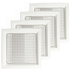 ReEn 琍艷 炸物盤 4入 + 炸物網 4入, 白色, 1套