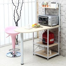 블루밍홈 식탁 겸용 렌지대, 월넛