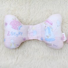 design&Story 孩童汽車印花純棉蝴蝶枕, 氣球女孩款