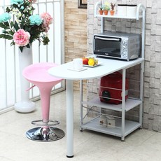 블루밍홈 식탁 겸용 렌지대, 화이트