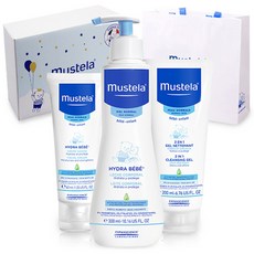 무스텔라 스킨케어 3종 세트 + 쇼핑백, 1세트