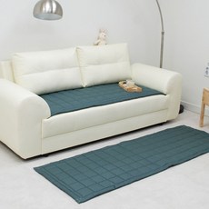 HELLOBEDDING 純棉素色絎縫沙發墊