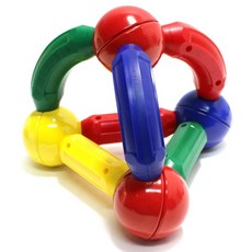 크리에듀 마그네틱 매직스틱 학습교구 18피스, 혼합 색상, 1개