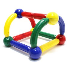 크리에듀 마그네틱 매직스틱 학습교구 36피스, 혼합 색상, 1개