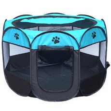 Block Mart 一鍵式貓狗帳篷 大號, 藍色