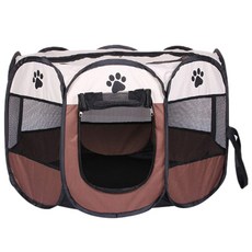 Block Mart 一鍵式寵物帳篷, 棕色