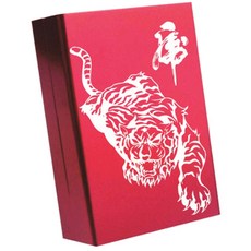 더자카 개성 메탈 슬라이드 담배케이스 Y217LHLL084, 1개