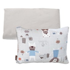 더자리 베개커버 + 메밀 베개 35 x 50cm, 쥬쥬나나, 1개