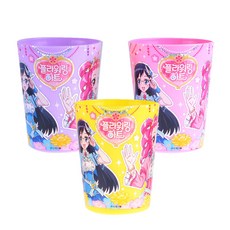 릴팡 플라워링하트 컵 3p, 퍼플, 핑크, 옐로우, 1세트