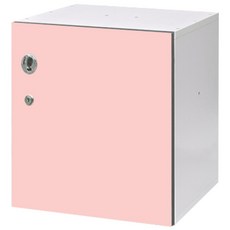 상도가구 큐빅사물함 도어형 400 대, 핑크