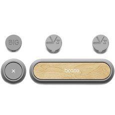 삼에스 BCASE 케이블 홀더 나무무늬 라이트, 1개