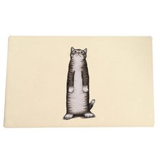 THE ZAKKA 可愛貓咪插圖腳踏墊, Y394LBBM111, 1個