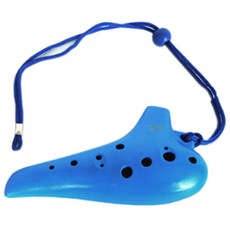 Morning Glory 中音陶笛 C調, 單品, 藍色, 1入