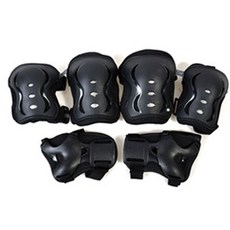 랜드웨이 아동 보호대 세트 V-TEC500JR 아동 보호대 세트 블랙, 1세트