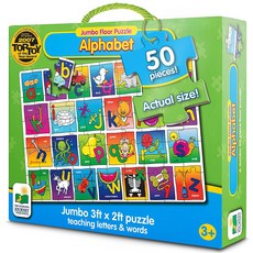 THE LEARNING JOURNEY 巨型英文字母拼圖, 50 件, 50件, 混色