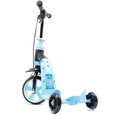 예꼬맘 꼬마 쿠터 2in1 유아용 스쿠터 겸용 킥보드, 블루, 1개