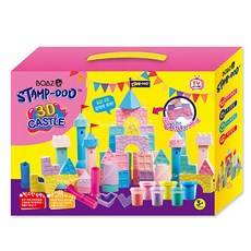 보아스린 스탬프두 3D캐슬, 혼합 색상, 1개