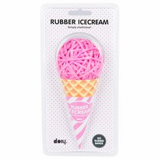 도이 아이스크림 고무줄, 핑크, 1개