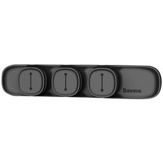 베이스어스 버튼 마그넷 케이블 정리소품 블랙, 1개