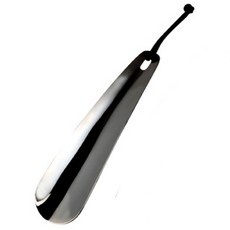 Shoe79 金屬鞋拔 黑鎳 鞋拔, 1個, 黑色