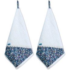 오즈맘 고리수건, 플로래빗 블루, 2개입