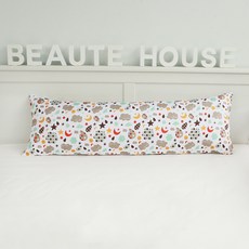 보떼하우스 인견 바디필로우 + 솜, 별사탕 블루