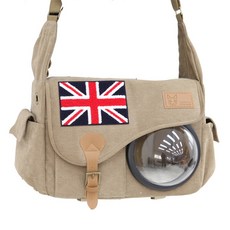 레드퍼피 잉글랜드 더스틴 펫 캐리어, 다크브라운, 1개