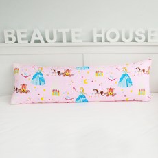 BEAUTE HOUSE 人造絲長枕頭套+枕芯, 公主款