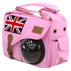 레드퍼피 잉글랜드 더스틴 펫 캐리어, 다크핑크, 1개