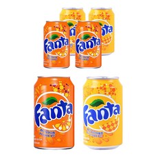 환타 오렌지 355ml x 3p + 파인애플 355ml x 3p, 1세트