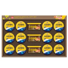 사조 안심특선 통조림 선물세트 21호 + 쇼핑백, 1세트