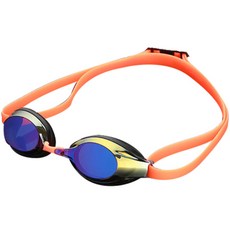 HOOG 防霧鏡面泳鏡 X6M, BK-BU（黑藍）