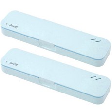 IRIVER 便攜式牙刷清潔器 2入, TBS-100, 藍色