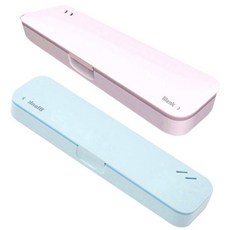 IRIVER 便攜式牙刷清潔器 2入, TBS-100, 藍色, 粉色